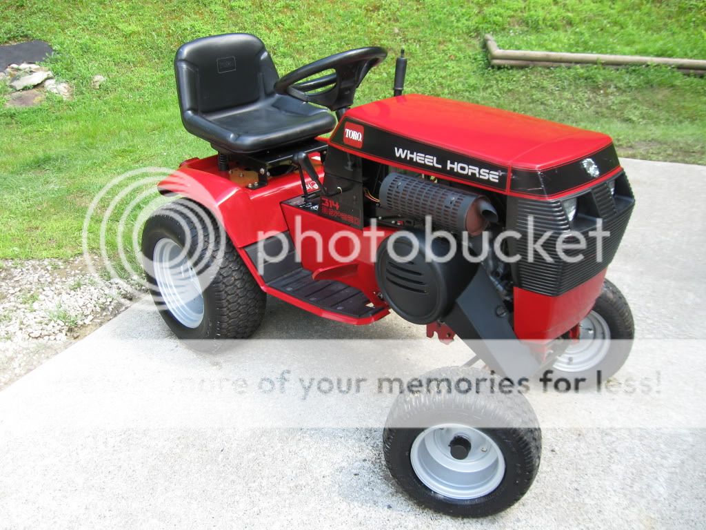 1998 Toro Wheel Horse 314 8 73448 Page 2 Wheel Horse Tractors